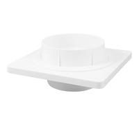 Connettore per Sfiato Asciugatrice in Plastico Bianco per Finestra | Kit Vent Connector, Piastra di Sfiato Comoda, Tenuta ad Alta Efficienza e Resistenza alle Alte Temperature