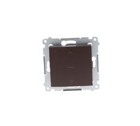 Kontakt-Simon DZW1K.01/46 - Interruttore elettrico in bronzo per coltelli elettrici in plastica IP20, 250 V, 10 A, 75 mm