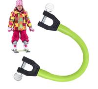 Connettore per tavola da sci - Cinghia di fissaggio imbottita portatile per sci, connettore per snowboard, facile da usare come strumento per allenamento sulla neve, per principianti, bambini e adulti