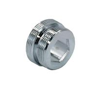 Connettore per tubi, 1 adattatore for rubinetto in ottone con filettatura da 1/2", for la riparazione e la conversione del rubinetto.(No 9)