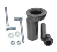 Connettore per tubi igienici a parete Serbatoi d'acqua Tubo di scarico WC Eccentrico Diritto Flushing Raccordi per acque luride Nascosto Ingresso Rondella di Tenuta Kit