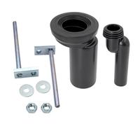 Connettore per tubi igienici a parete Serbatoi d'acqua Tubo di scarico WC Eccentrico Diritto Flushing Raccordi per acque luride Nascosto Ingresso Rondella di Tenuta Kit