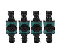 Connettore per Tubo da Giardino perdite in plastica Adattatore a Doppia Testa a Doppia Testa Adattatore per Il di irrigazione nei Prati agricoli Giardini Serre del Materiale ABS