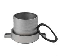 Connettore per tubo della pompa dell'acqua in alluminio con guarnizione in gomma per collegamenti sicuri e perdite nella manutenzione del sistema di pompa dell'acqua (10,2 cm)