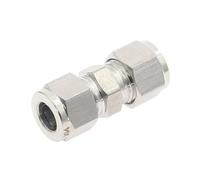 Connettore per tubo di canalizzazione, 1 pezzo di diametro variabile da 3 a 12 mm, diametro esterno per tubo a doppia ghiera, raccordo dritto a compressione, adattatore coppia (22 mm)