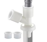 Connettore per tubo di scarico, connettore per tubo di scarico, ricambio a prova di perdite, splitter per tubazioni idrauliche per bagno, lavabo, lavatrice