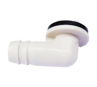 Connettore per tubo di scarico dell'unità esterna da 15 mm - Raccordo gomito in PVC condizionatore d'aria con anello in gomma | Buzle uscita di scarico del condizionatore d'aria, adattatore di