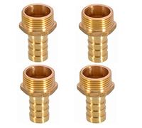 connettore per tubo flessibile, 4 pz PC PCF PL PLF Pagoda Connettore Portagomma Connettore Coda del Tubo Filettatura 1/8 1/4 3/8 1/2 BSP Raccordo In Ottone