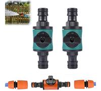 Connettore per tubo flessibile a sgancio rapido, 2 connettori per tubi da giardino, raccordi per tubi dell'acqua, connettori per tubi flessibili da giardino, connettori e accessori