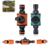 Connettore per tubo flessibile a sgancio rapido, 2 connettori per tubi da giardino, raccordi per tubi dell'acqua, connettori per tubi flessibili da giardino, connettori e accessori