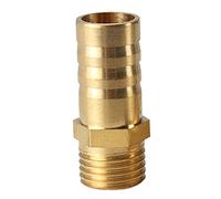 connettore per tubo flessibile, Adattatore accoppiatore in rame con connettore maschio BSP da 4 mm-12 mm con coda a innesto da 1/8 pollici-3/8 pollici(3/8inch,10mm Barb)