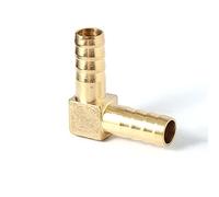 connettore per tubo flessibile, Connettori di accoppiamento, 4 pezzi Raccordi Connettore Rame Pagoda Aria Carburante Tubo acqua Ottone Barb Raccordo Giunto spinato Adattatore accoppiatore(OD 6 MM)