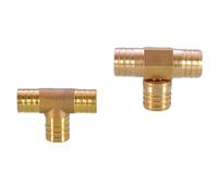 connettore per tubo flessibile, Connettori di accoppiamento, raccordo for tubo in ottone 2PC Raccordo for tubo a pagoda in rame tipo T a 3 vie(Od 5mm)