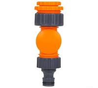 Connettore per tubo flessibile da giardino da 1/2 pollici, raccordo angolare Click-Lock previene attorcigliamenti e disconnessioni accidentali, compatibile con la maggior parte degli standard da 13 mm
