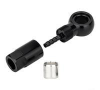 Connettore per tubo flessibile per freno a disco idraulico per bici, compatibile con raccordi Banjo per SLX per XT per sistemi frenanti XTR tra cui Olive, inserto connettore, dado del tubo e