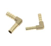 Connettore per tubo flessibile, Raccordi, 2 pezzi Raccordo per tubo in ottone Giunto a gomito uguale Riduttore 4 mm-16 mm Adattatore connettore spinato in rame (OD 14 mm)
