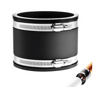 Connettore per Tubo in Gomma da 100mm, Manicotto Flessibile in Gomma Giunto, per Ventilatore, Filtro a Carbone, Tubo Rigido