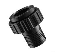 Connettore per unione piscina, 1-1/2 pollici MIP ABS maschio, parte di ricambio per sistemi idraulici a prova di perdite per uso esterno (1 pz)