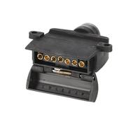 Connettore piatto per presa per rimorchio, a 7 pin, in plastica resistente alla