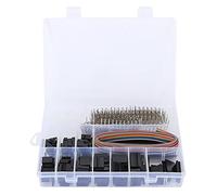 Connettore Pin, Connettore Pin 666pcs, Adattatore per Rivestimento in Ottone ABS per PCIe ATX Dotato di una Scatola di Archiviazione, Terminali, Componenti Meccanici