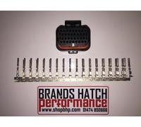 Connettore Plug Loom Syvecs S7 S7i ECU 34 Vie Con Terminali Placcati Oro