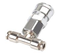 Connettore pneumatico a tre vie da 1/4 di pollice for serbatoio dell'aria del camion, valvola del tubo dell'aria e raccordi pneumatici a T for del sedile for rimorchi di camion(C)