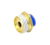 Connettore pneumatico maschio dritto British Tube T 1/8'' 1/4'' 3/8'' 1/2''(PC6-04)