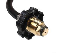 Connettore POL propano in ottone compatibile con bombole di gas da 0,5 kg a 9,1 kg, per esigenze di cottura (1,8 m)
