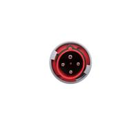 Connettore portatile 63A 4P 400V rosso IP67 POWER TWIST 034-6
