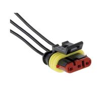 Connettore Pre-Cablato 3 Vie Maschio 1 Mm² Serie 1,5 Impermeabile Restagraf
