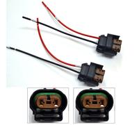 Connettore Presa Portalampada Anteriore W 9006 HB4 Con 2 Cavi