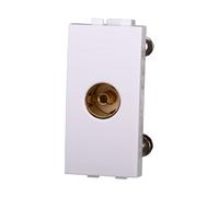 Connettore Presa TV Terminale Femmina, Compatibile Con Bticino Living Light (Bianco)