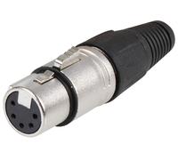 CONNETTORE, PRESA XLR 5P, 5APF/M FC6165 (COMPONENTI ELETTRONICI CLIFF) Qtà X 1