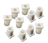 Connettore pressacavo in gomma con manicotti antistrappo per protezione del cavo degli utensili elettrici, previene danni ai fili per trapano elettrico e uso aeronautico, confezione da 10 (5,6 mm