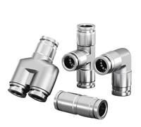 Connettore push-in PU 10 pezzi PU PV PE PY 4 6 8 10 12 mm(PU-10,200 Pcs)