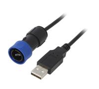 Connettore PXP4040/B/2M00: Cavo-Adattatore Baionetta USB Buccaneer IP68 2m BU...