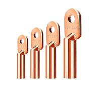 Connettore quadrato in rame con cavo, naso in filo di rame, filo in rame, morsettiera in rame, tutto rame-DT-185