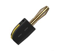 Connettore Quick Connect 4mm per Test Elettronici Sicuri(Black) | rapida saldatura, contatti placcati oro, per ideale per test elettronici, sicurezza massima