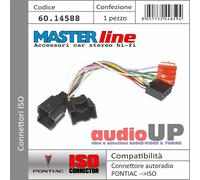 Connettore radio da ORIGINALE a ISO altoparlanti+alimentaz. SAAB 9.3 dal 2006->