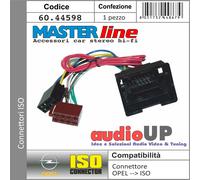 CONNETTORE RADIO ORIGINALE A ISO ALTOP+ALIMENT. CHEVROLET CRUZE DAL 2009 IN POI