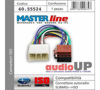 CONNETTORE RADIO DA ORIGINALE A ISO SUBARU LEGACY FINO AL 2007. MASTERLINE