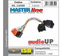 Connettore radio da ORIGINALE a ISO altoparlanti+alimentaz. SAAB 9.3 dal 2006->