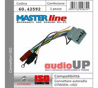 CONNETTORE ISO RADIO ORIGINALE MITSUBISHI LANCER 2007 IN POI NO NAVIG NO AMPLIF.