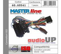 Connettore radio ORIGINALE>ISO Altoparlanti +alimentazione VOLVO S9 1991->2000