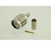 Connettore radio RF maschio TNC a crimpare per LMR-200, confezione da 2 by W5SWL