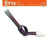 Connettore rapido 10mm LED RGB Strip, Adattatore END per Strisce 4 Pin