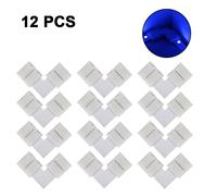 Connettore rapido a L senza sforzo per strisce LED RGB, impermeabile e non impermeabile, prolunghe angolari e dritte a doppio uso