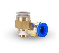 Connettore rapido for tubo del gas del compressore d'aria PC 8-02 Connettore rapido pneumatico 4-M5 8MM10-03 1 pz(PC8-03,3 pieces)