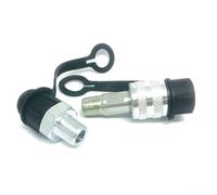 Connettore rapido idraulico ZG3/8, filettatura in acciaio al carbonio, set di accoppiatori rapidi con resistenza alla pressione di 70 MPa, per tubazioni ad alta pressione, 1,5 maschio per + femmina