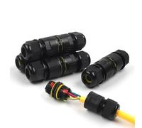 Connettore rapido IP68 M25 con connettori a leva, cavo conduttore a molla, morsetto a inserimento for esterni, 2/3/4/5 pin, 1 pz.(M25-4P 9-12mm)